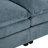 U-Shaped Chenille Sectional Sofa With Adjustable Armrest Pillows-2069503875