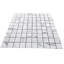 Carreau de marbre 12 po x 12 po Calacatta Statuario (adouci)-134529863