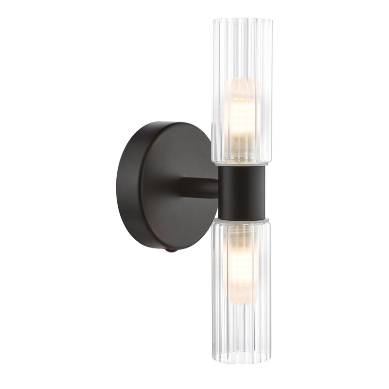 Bathroom Wall Light, Matt Black