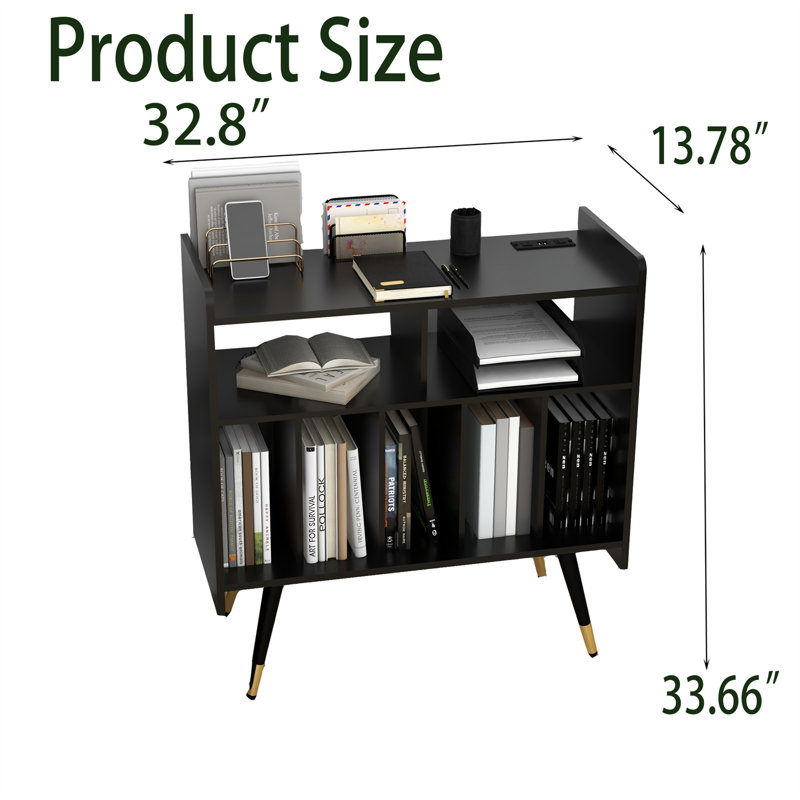 Pomcroy 33.66 " H Media Shelves