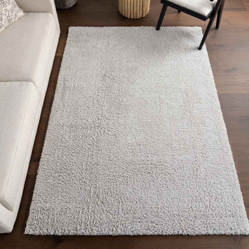 Kerra Transitional Solid Area Rug, Rectangle 4' x 6'