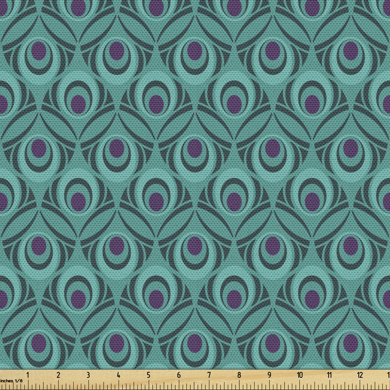 Chappie Peacock Feather Multi-Purpose Fabric