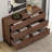 3 In 1 Accent Cabinet With Glass Doors And 12 Drawers, Modern Chest Of Drawers With Metal Base, Closet Organizers And Storage Cabinet For Bedroom-2118216937