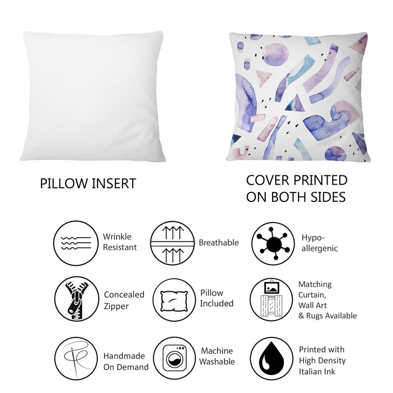 Abstract Throw Pillow