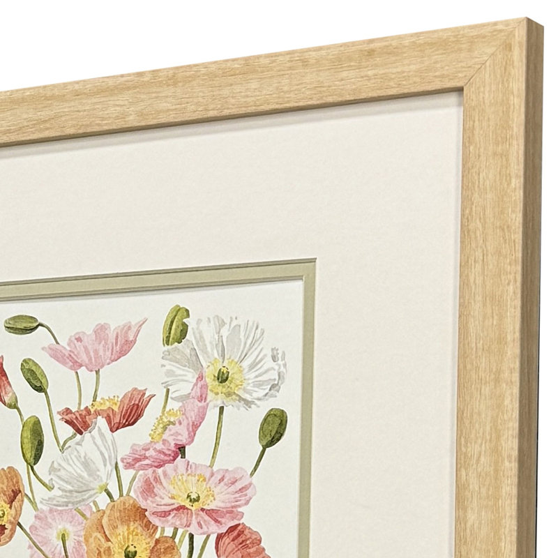 Wiry Poppies Framed Art