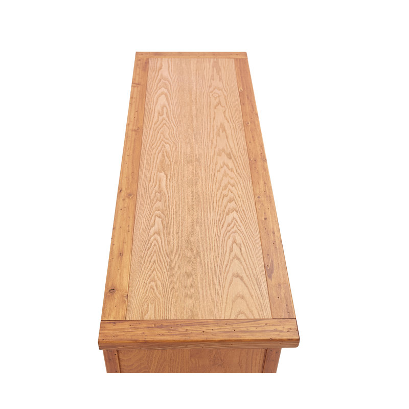 Wood Flip Top Storage Bench, Amber Red
