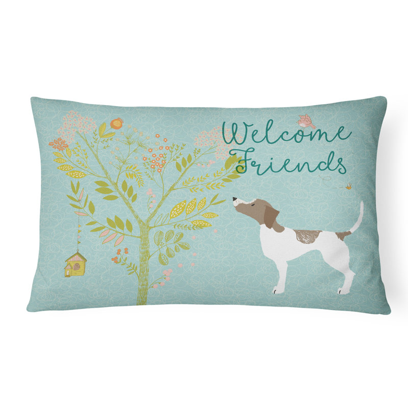  Coussin intérieur / extérieur Welcome Friends Pointer