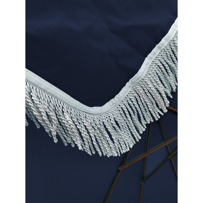 Auvent de remplacement pour parasol 9 pi avec cantonnière 9 pi Corso de couleur marine Corso (auvent seulement)