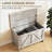 30" Farmhouse Storage Chest, Lift Top Box Organizer