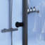 Porte de douche en coin 36 po x P 36 po x H 72 po Frameles avec verre trempé transparent 1/4 po