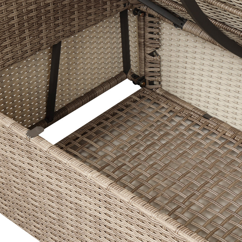 Ensemble de mobilier de patio en U, Gris