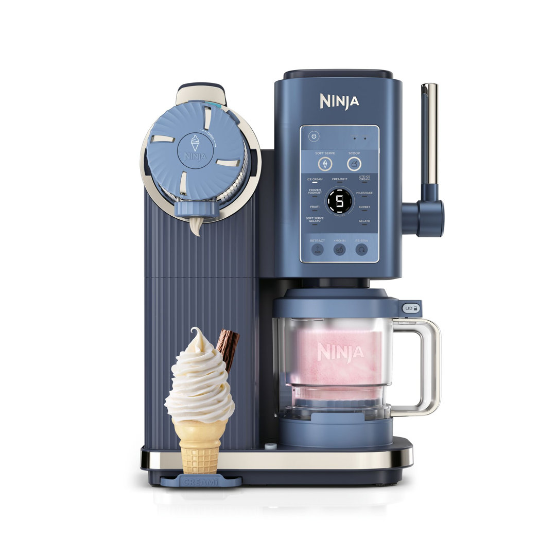 Ninja Swirl by CREAMi 13 in 1 Soft Serve & Ice Cream Maker NC701UK Silver/Black