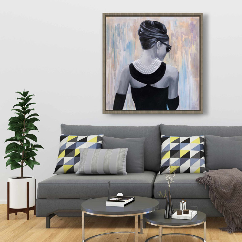 Art contemporain sur toile Audrey Hepburn