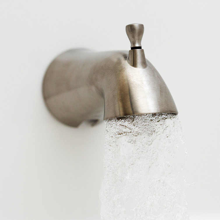 Caspian Single Handle Wall Mounted Tub Spout with Diverter