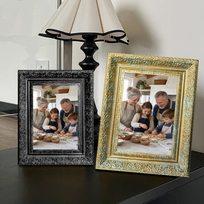 5" x 7" Antique Gold 1PC Sophisticated Picture Frame for Graduation Photo Display