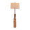 Kinloch Floor Lamp in Bronze Leaf and Ceramic Ash Brown