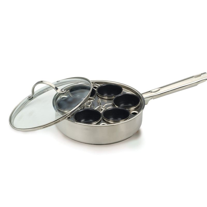 RSVP International Non Stick Stainless Steel Egg Poacher