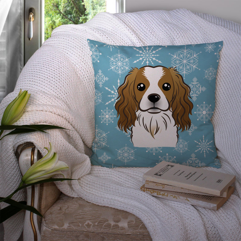  Coussin Snowflake Cavalier Spaniel