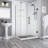 Bromley  34 x 72" Rectangle Hinged Shower Enclosure