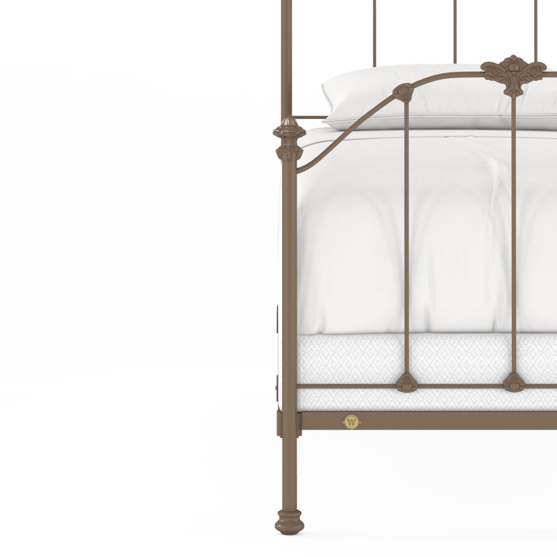 171 lit à la française | Norme complète, Lit simple, Bronze