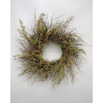 22" Handcrafted Moss Wreath