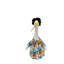 Couronne de perles à faire soi-même, trousse de décoration de festival avec de grandes oies blanches, sculpture décorative