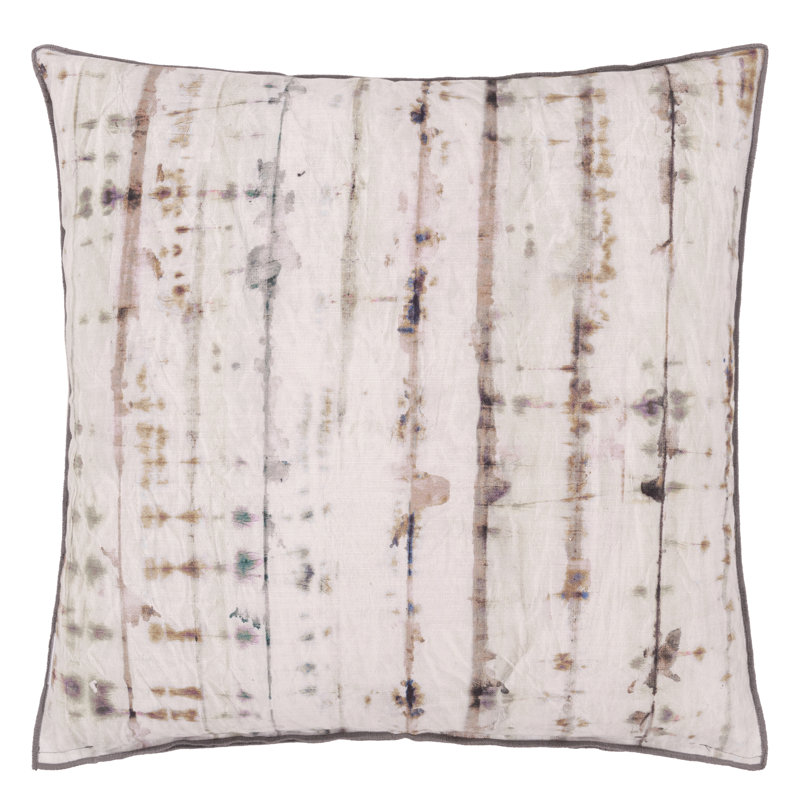 Kyoto Flower Slate Decorative Pillow