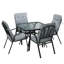 Steel Patio Dining Set Table,
