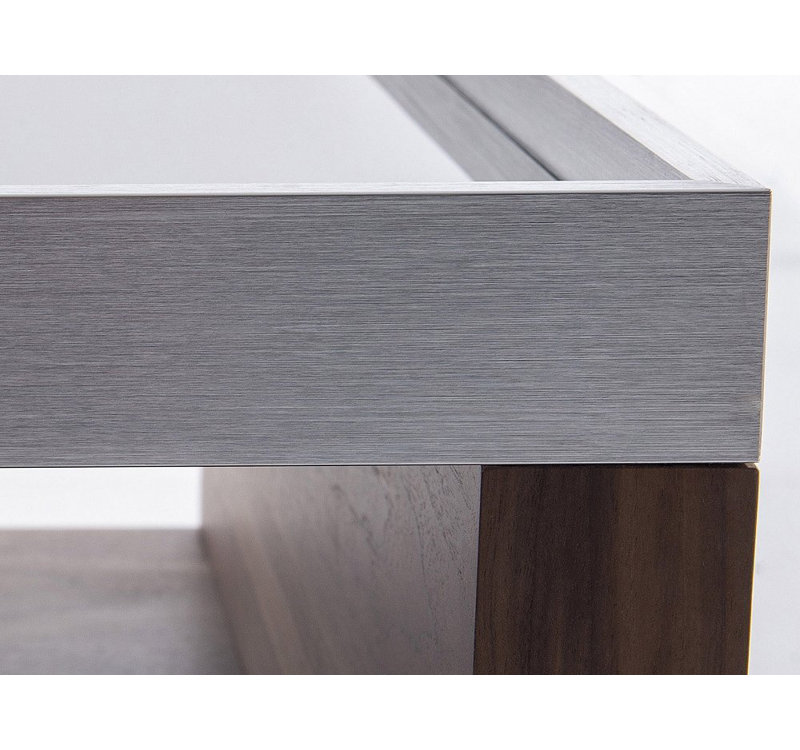 Solid Coffee Table with Storage