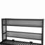 Lit escamotable avec tablettes, lit escamotable en métal au design pliable et peu encombrant-1706987820