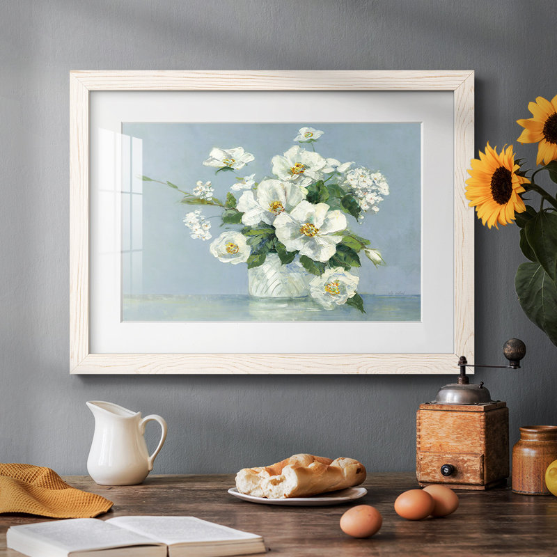 Summer Fresh Arrangement, impression sur papier, Blanc