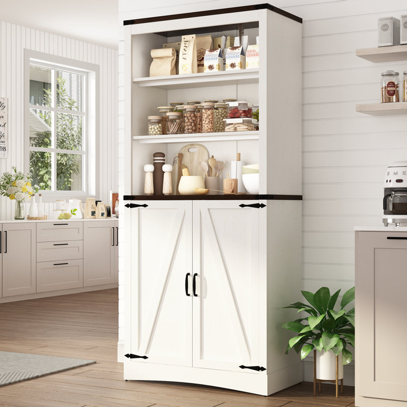 Casterton 71'' Kitchen Pantry, White
