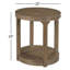 OVAL END TABLE