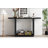 Mirod Elegant Minimalist Console Table with Curved Corners,Natural Wood Veneer,U-Base Design for Easy Placement ,Perfect for Displaying Your Treasures,Simple Assembly-18740989