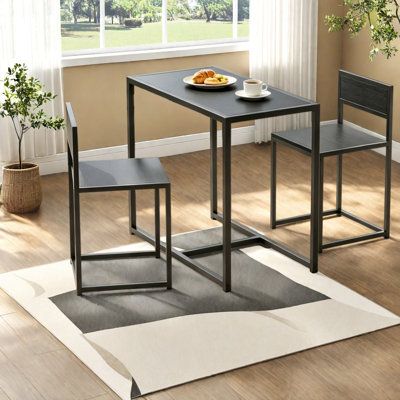 Small Dining Table Sets(Must include both Table and Chair) MDF Steel Kitchen