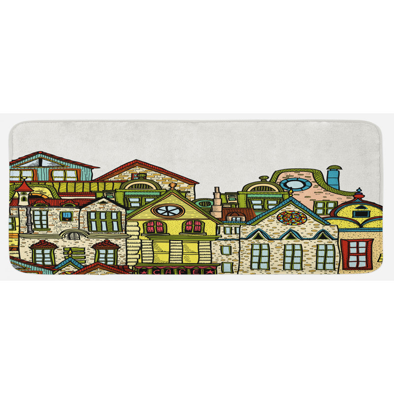 Tapis de cuisine cityscape