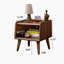 Table de chevet en bois massif Pure