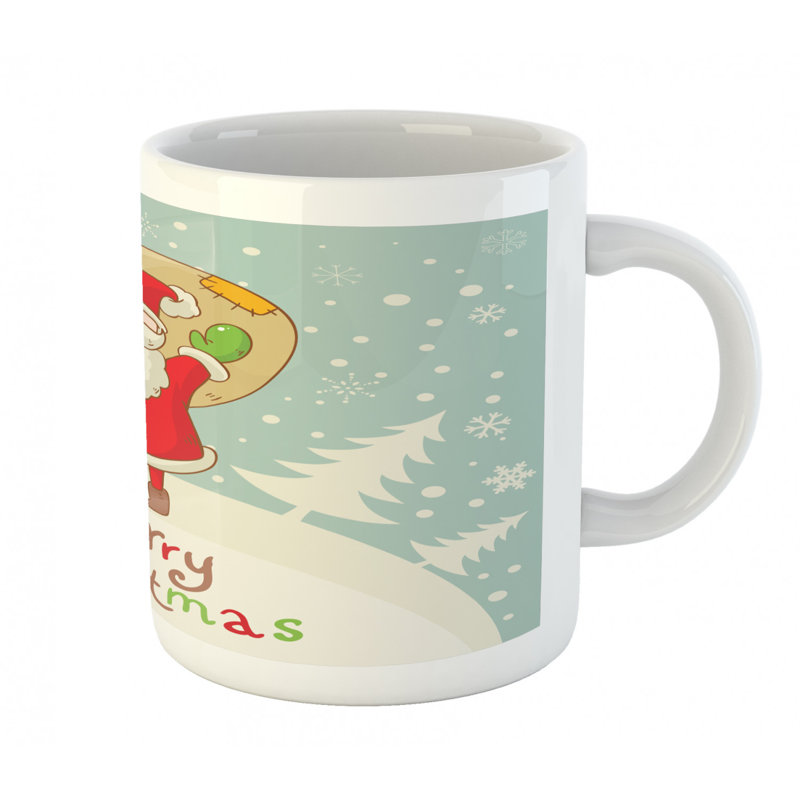 Grande tasse à café santa