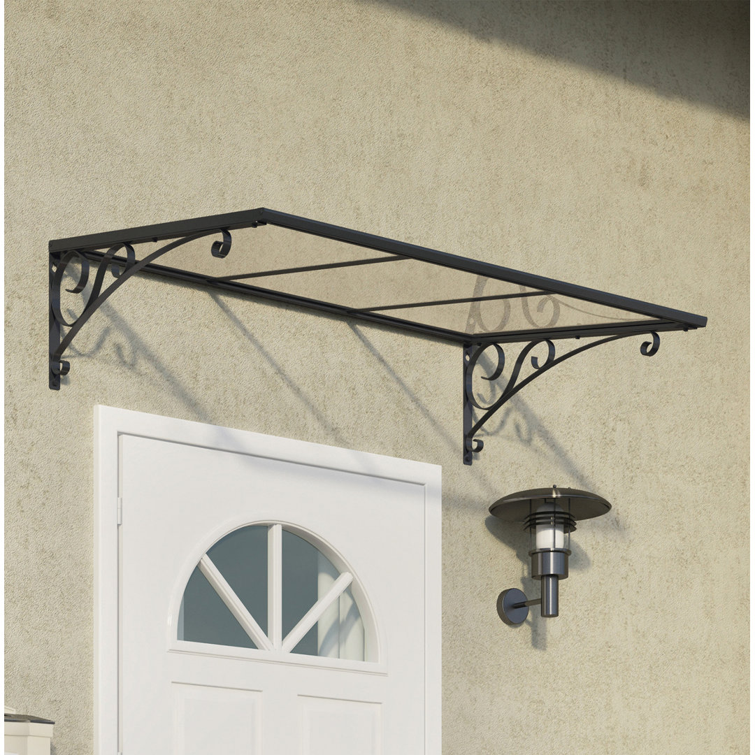 Palram Canopia Light Venus 1350 Clear Canopy Rain Protector Entryway Door Cover - Image 4