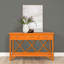 54'' Wide 3 Drawer Rattan Wood Sideboard-50119551