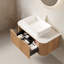Meuble-lavabo de salle de bain 36 po avec lavabo, armoire de rangement de salle de bain à bords arrondis flottants avec tiroir, lavabo rectangulaire en céramique blanche, sans robinet, pré-assemblé-1824884496-1824884499-1824884509