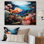 Underwater Coral Reef Profondeurs V sur toile