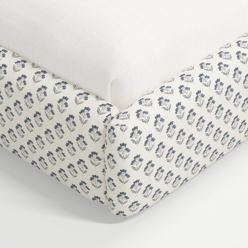 Stoffer Home x Cloth and Co. Marisa Bed, Francie Blue, California King