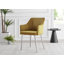Scandinavian Dining Table Set - Minimalist Style Glass and Metal Leg with 4 Luxury Dining Chairs-86935773-86935788