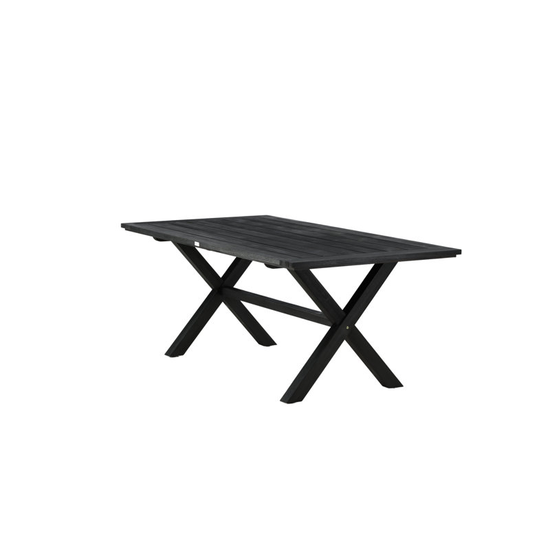 Dhairya Rectangular Metal Outdoor Bar Table , 200cm cm W 100cm cm D