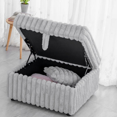 Gray 44.9" Modular Single - Comfortable & Elegant. Hydraulic Lift Storage Function. Quality Materials Selected. Solid Wood Frame, Foam Padding. Freely Assemble To Create An Elegant Living Room With .