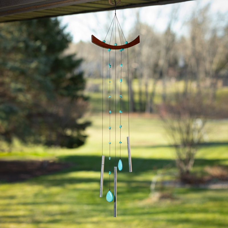 Carillon Chi Energy - petit, turquoise, Bleu / Argent