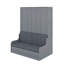 Grand lit escamotable avec coussin-436776207
