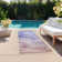 Kyrie Washable Abstract Indoor / Outdoor Rug