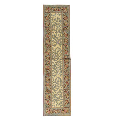 Handmade Wool Floral Area Rug